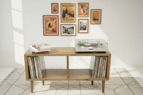 Solid wood record - wood,