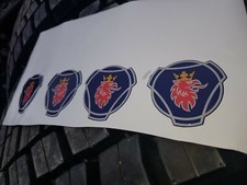 Scania 3D Gel wheel Cap Stickers,Decals, Graphics