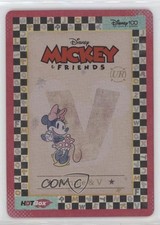 2023 Hotbox Mickey & Friends Cheerful Times Alphabet Cards Minnie Mouse V 1p5