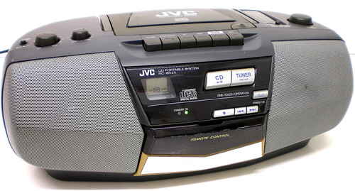 Jvc bx25 stereo radio - jvc, cd,