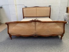 AND SO TO BED LONDON LOUIS XV CANED BED & VI SPRING BASE 6FT SUPERKING