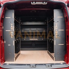 Ford Connect SWB 2024+ Hexaboard Double Rear + Bulkhead Van Racking