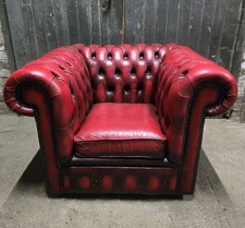 Vintage Oxblood Red Leather