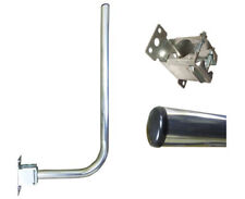 2′ foot L SHAPED POLE & BRACKET loft caravan mounting kit MAST TV aerial J pole