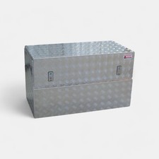 Alloy Chequer Plate Storage Box to fit Vans Trucks Trailers Large box stroage