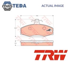 GDB1280 BRAKE PADS SET BRAKING