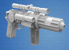 EE-4 Blaster A New Hope 1:1 3D