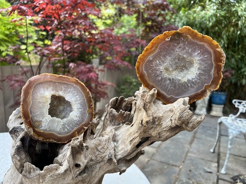 Agate druzy cave geode - druzy, crystal