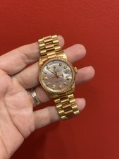 Rolex Presidential Date/Day 36mm 18238 18K Gold With Diamonds - 1990