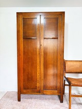 Vintage Wardrobe Oak Panelled