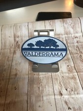 Vintage Metal Golf Bag badge VALDERRAMA Golf Club Spain Golfing Memorabilia 11cm