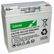 Replacement battery for Snap On 1700 jump pack - Lucas 12V 22AH HIGH POWER 