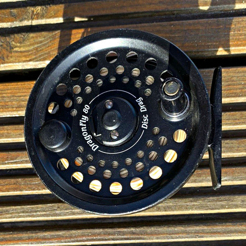 Leeda graphite fly reel - graphite, 80
