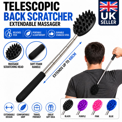 Telescopic back scratcher - back,