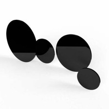 Black Acrylic Disc