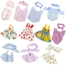 Reborn Dress Vest Dolls Outfit Clothes for 16 Inch 40Cm Baby Doll Cute Jumpers