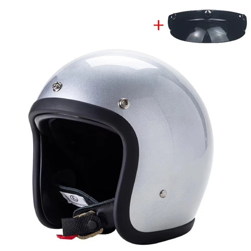 Vintage motorcycle helmet jet - motorcycle,