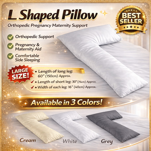 Shaped pillow l - shaped,