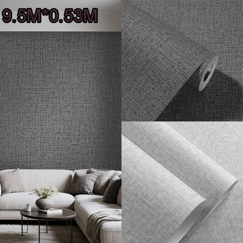 Grey linen effect - grey,
