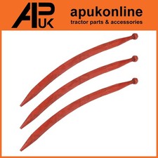 3x Tractor Front Loader Tine