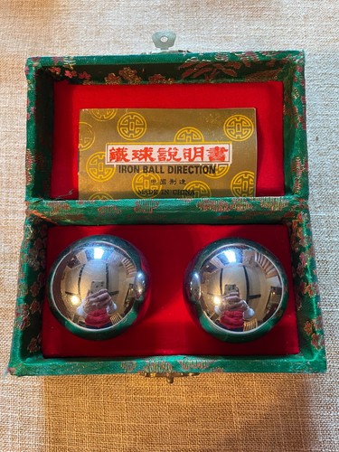 Pair chrome chinese baoding - chinese,