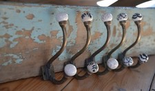 Shabby Chic Antique Iron Hooks
