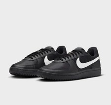 Women's Nike Field General Black Metallic Silver Sneakers Shoes , FZ5593-001