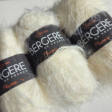 Bergere de France Plume shade 24793 Tuille  ivory  50g balls soft brushed chunky
