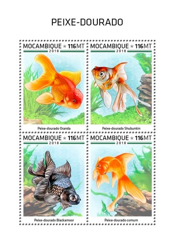 Goldfish mnh stamps - goldfish,