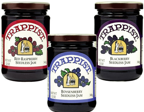 Trappist seedless jam 12oz - seedless,