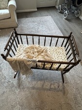 Vintage Rocking Crib Baby