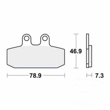 TRW Brake Pads Standard MCB557