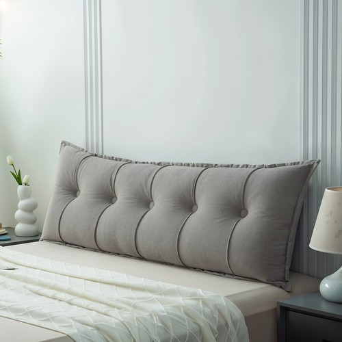 Grey bolster reading backrest - grey,