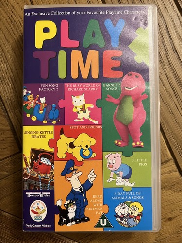 Play time vhs video tape - play, tv