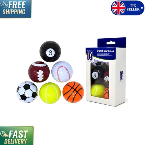 Novelty golf balls - golf, 6