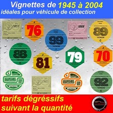 1945 to 2004 Youngtimer Collectible Car Interior Windshield Adhesive Sticker