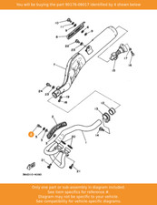 YAMAHA Nut, Crown, 90176-06017