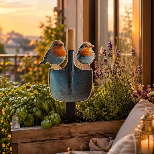 Robin bird garden ornament - bird,