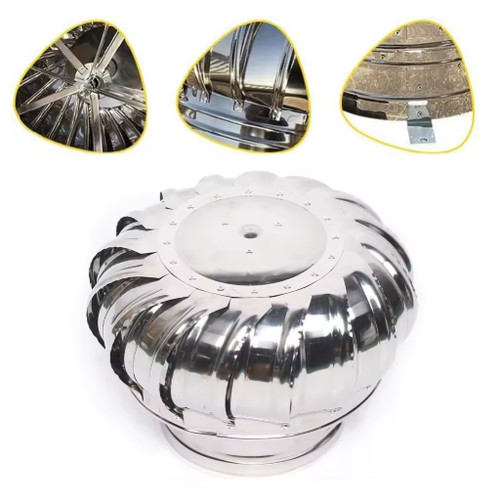 Chimney spinner cowl - cowl, stainless