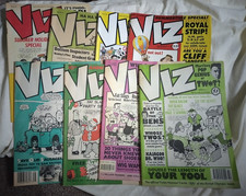 VIZ comics x8 numbers 38 39 52 54 55 59 60 63 joblot Free postage adult comedy