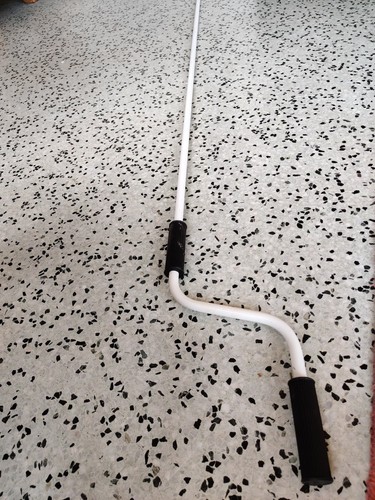 Window opening pole with - , hook