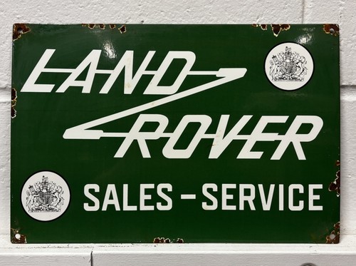 Garage advertising enamel - garage,