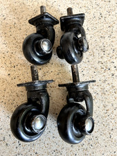 Set of 4 heavy duty castors