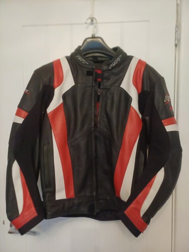 Leather biker jacket size 44 - jacket, m/44