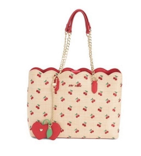 Betsey johnson straw - betsey, tote