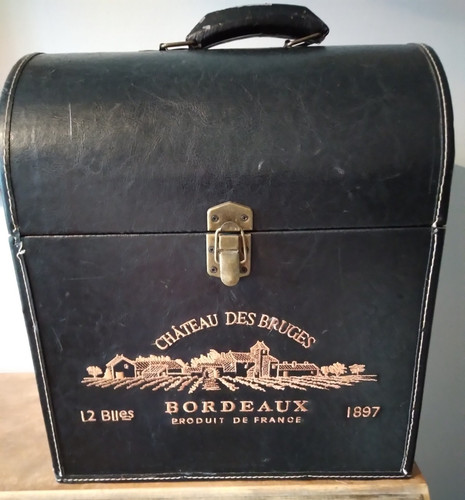Vintage bordeaux leather - leather, &
