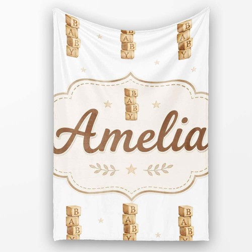 Soft fleece blanket - blanket, baby