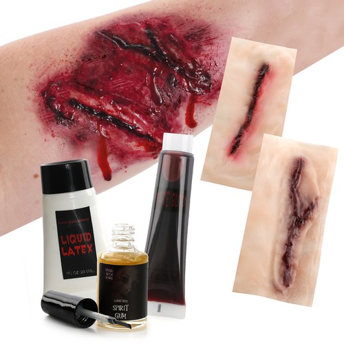 Fake scar wounds - fake, x2