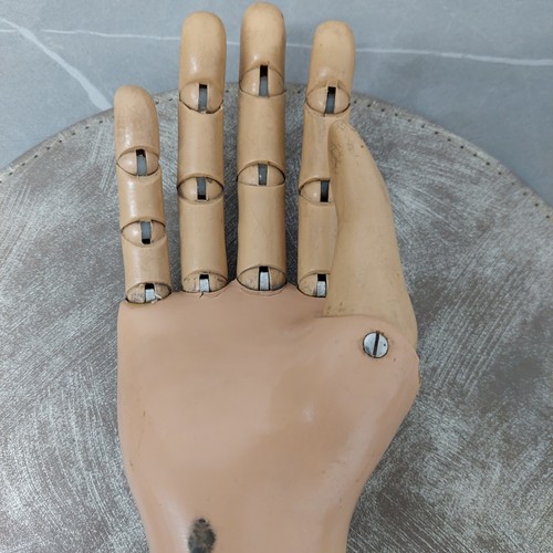 Antique prosthetic right hand - right,