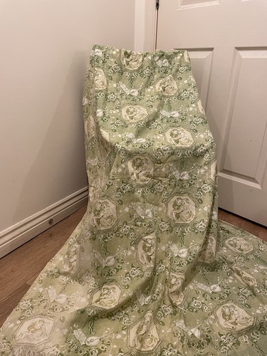 Vintage green toile juoy - vintage,